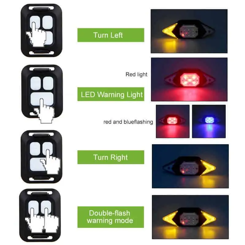 RearLightIndicator, biciklistički pokazivač smjera s bežičnim daljinskim upravljačem - Image 7