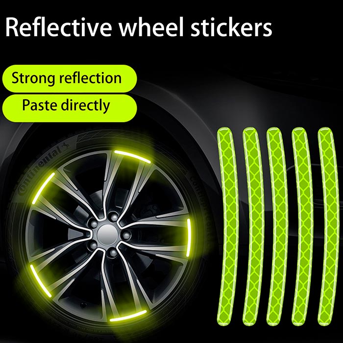 ReflectiveStripes, samoljepljive reflektirajuće naljepnice za naplatke (40 komada) - Image 3