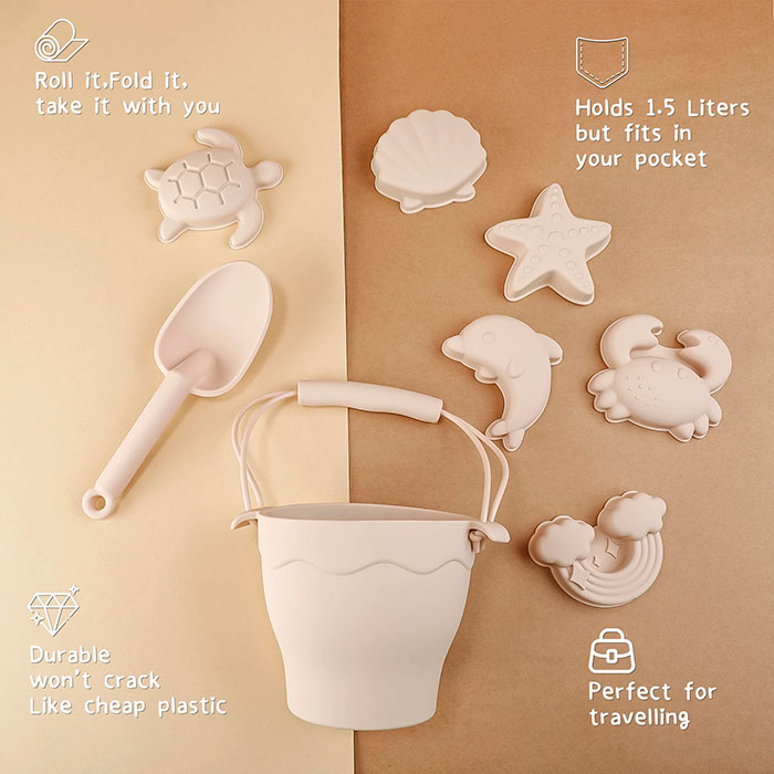 SandBucket, 8-dijelni set igračaka za dječju pješčanik - Image 2