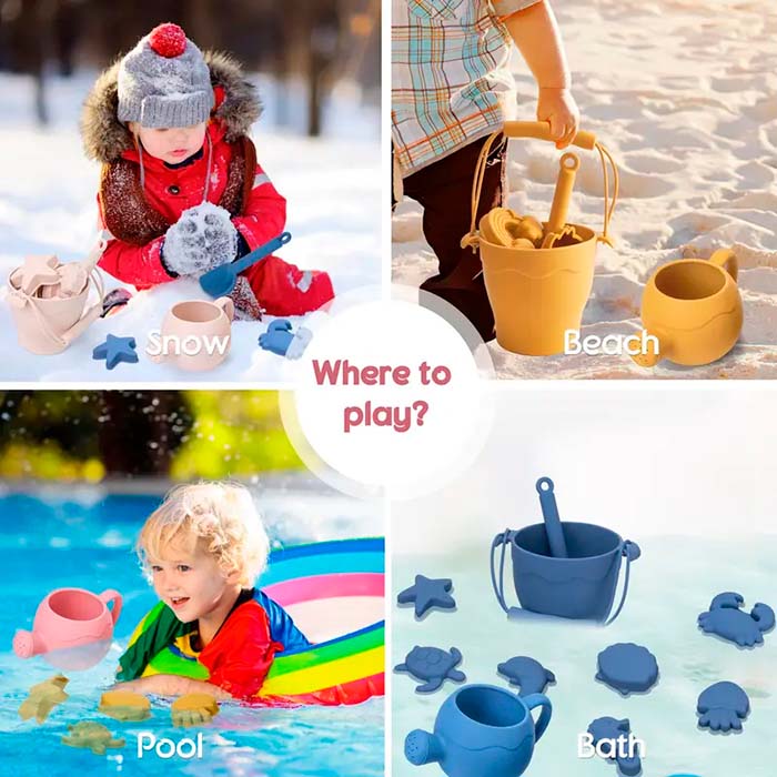 SandBucket, 8-dijelni set igračaka za dječju pješčanik - Image 6