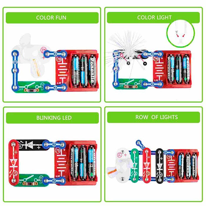 ScienceKit, didaktička igračka u kojoj dijete uči osnove elektriciteta (17-dijelni svijet) - Image 5