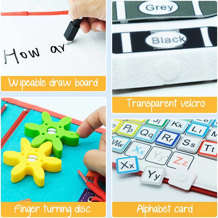 SensoryBook, didaktička igračka s 7 različitih aktivnosti - Image 5
