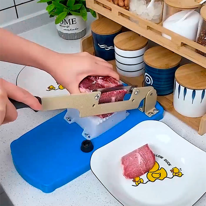 Precizno izrezani komadi mesa, salame, voća, povrća, tijesta ili kruha!