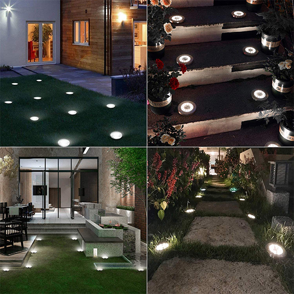 SolarGardenLights, 4 solarna LED svjetla za vrt ili stazu - Image 8