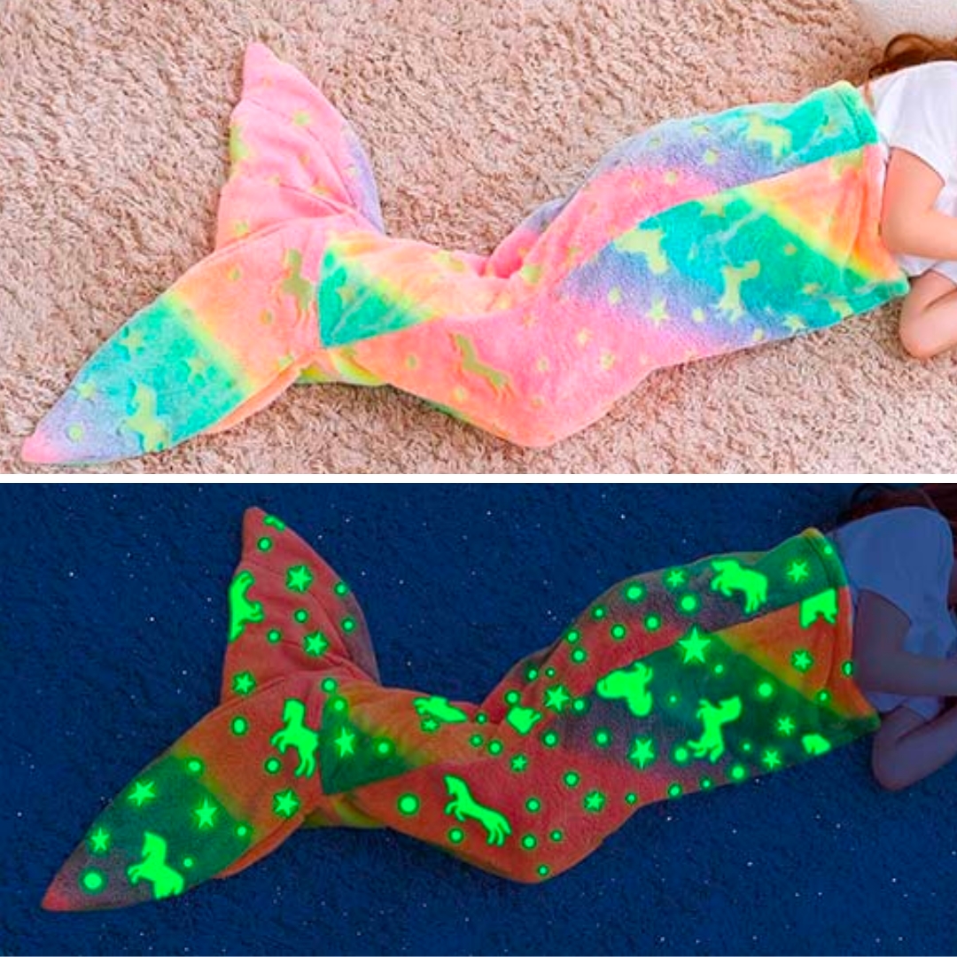 SparkleMermaid – dekica za djevojčice + set s dijamantima i naljepnicama - Image 6