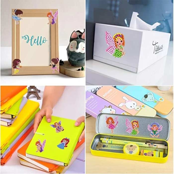 SparkleStickers, kreativni set za nanošenje dijamanata u boji na naljepnice - Image 10