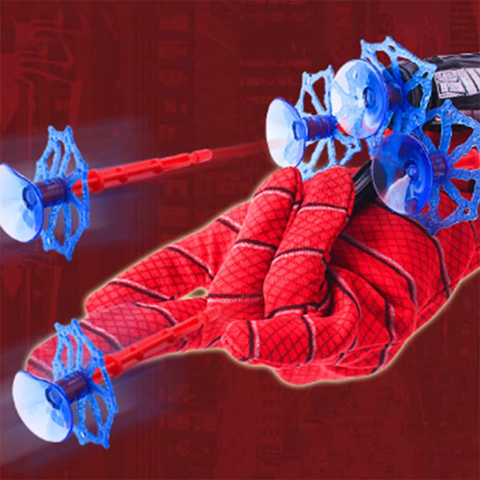 Igračka Spiderman potpuno je sigurna za korištenje zahvaljujući mekim projektilima!
