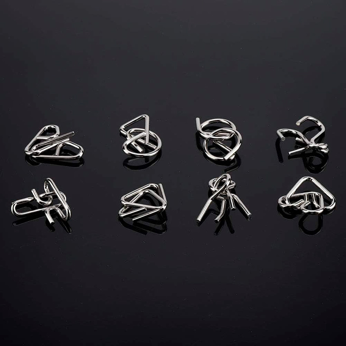 SpiralPuzzle 8-dijelni set metalnih slagalica - Image 6