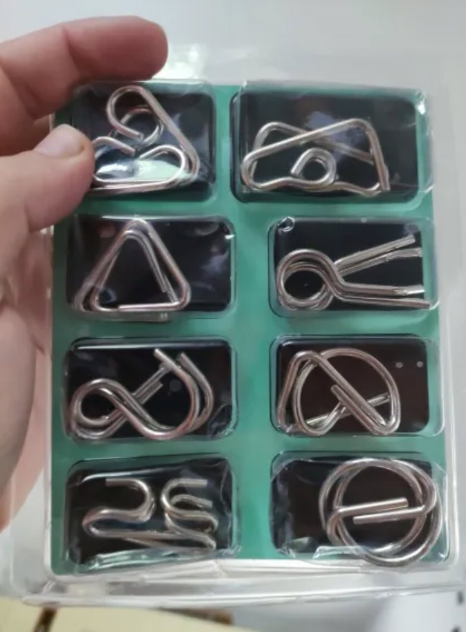 SpiralPuzzle 8-dijelni set metalnih slagalica - Image 9
