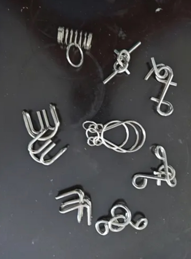 SpiralPuzzle 8-dijelni set metalnih slagalica - Image 10