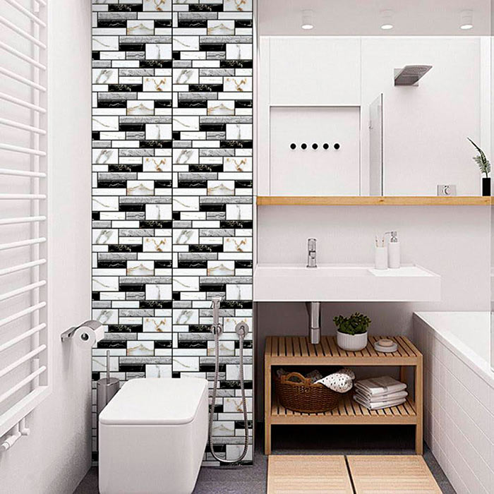 StickMarble, 3D zidne tapete s izgledom mramora (10 kom) - Image 3