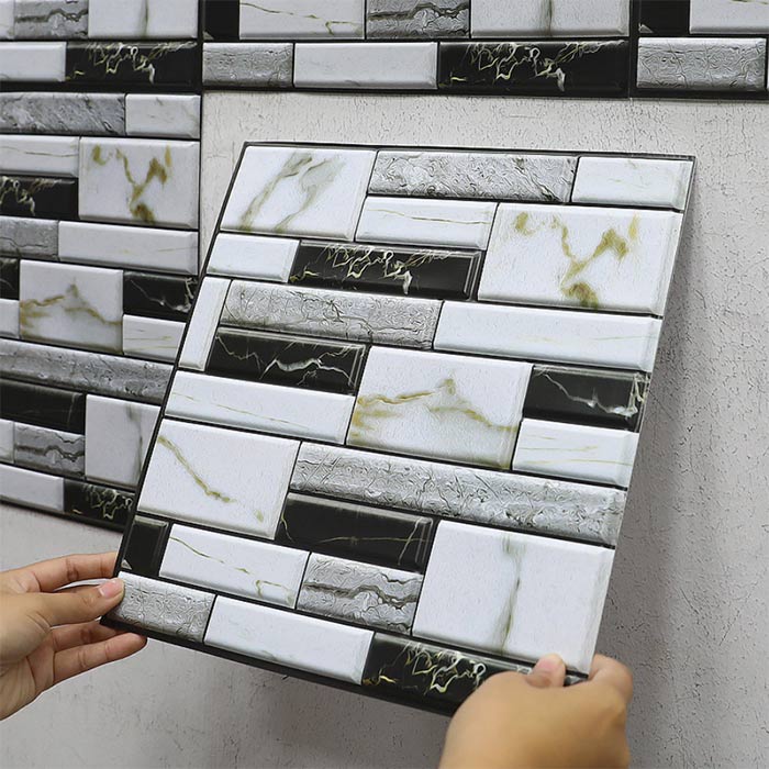3D tapete imaju realističan izgled mramora.