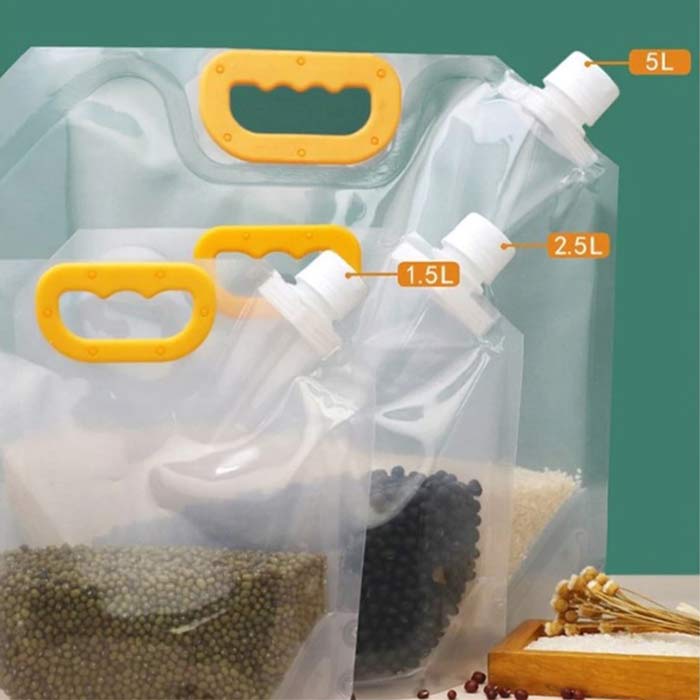 3 izdržljive vrećice za pohranu dimenzija 1,5l, 2,5l i 5l!