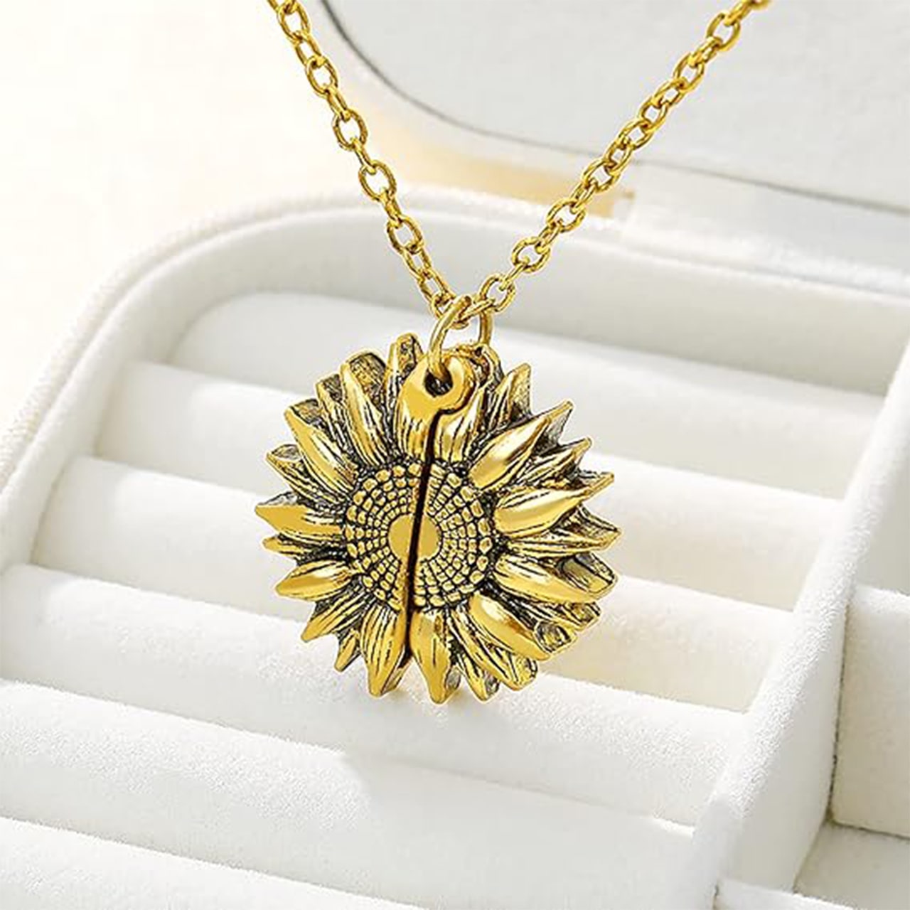 SunNecklace, ogrlica s motivom suncokreta i slatkim natpisom - Image 4