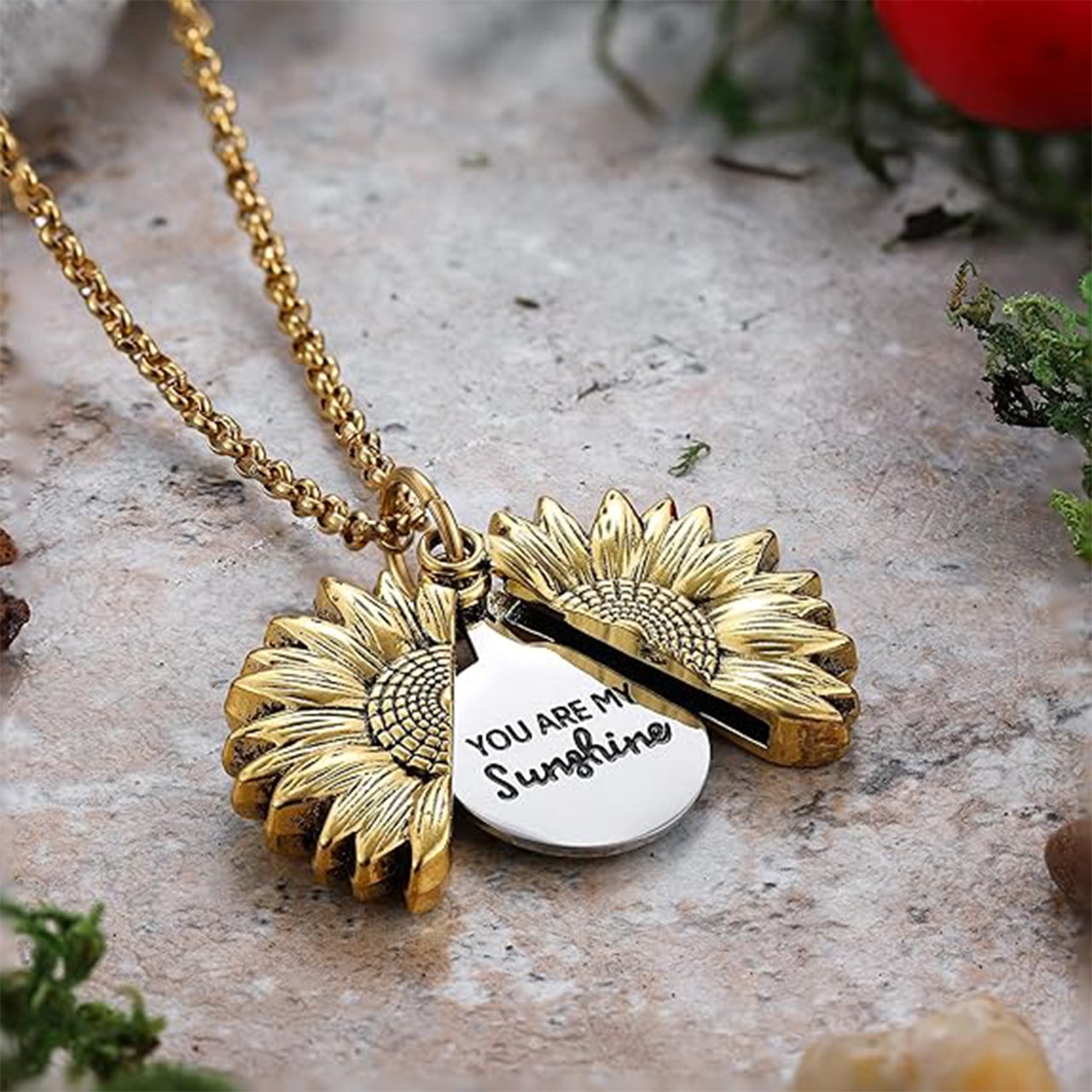 SunNecklace, ogrlica s motivom suncokreta i slatkim natpisom - Image 5
