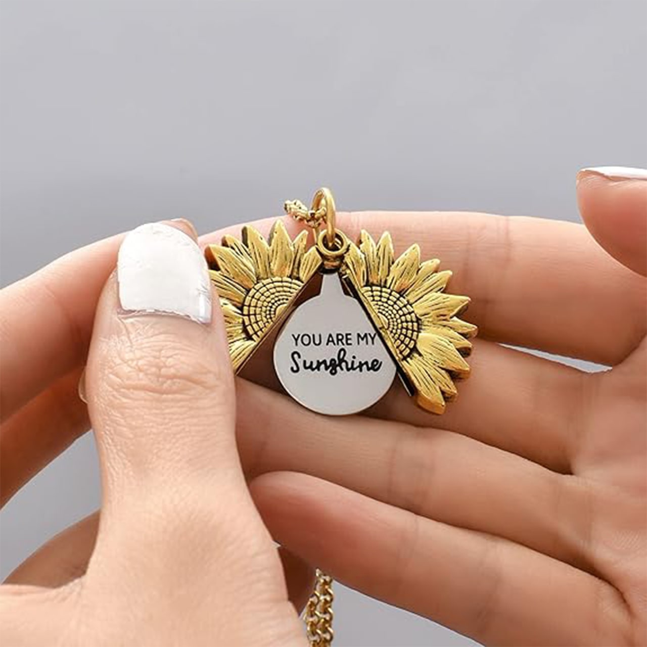 SunNecklace, ogrlica s motivom suncokreta i slatkim natpisom - Image 6