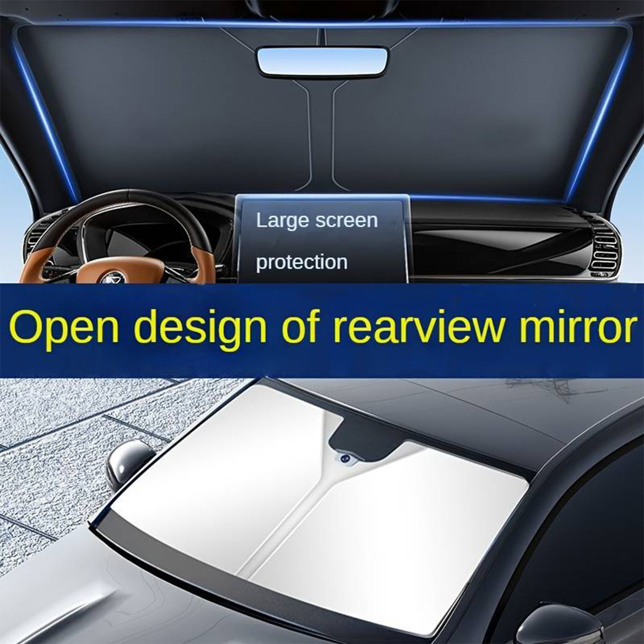 SunVisor, uvlačiva sjenila za vjetrobransko staklo automobila - Image 7