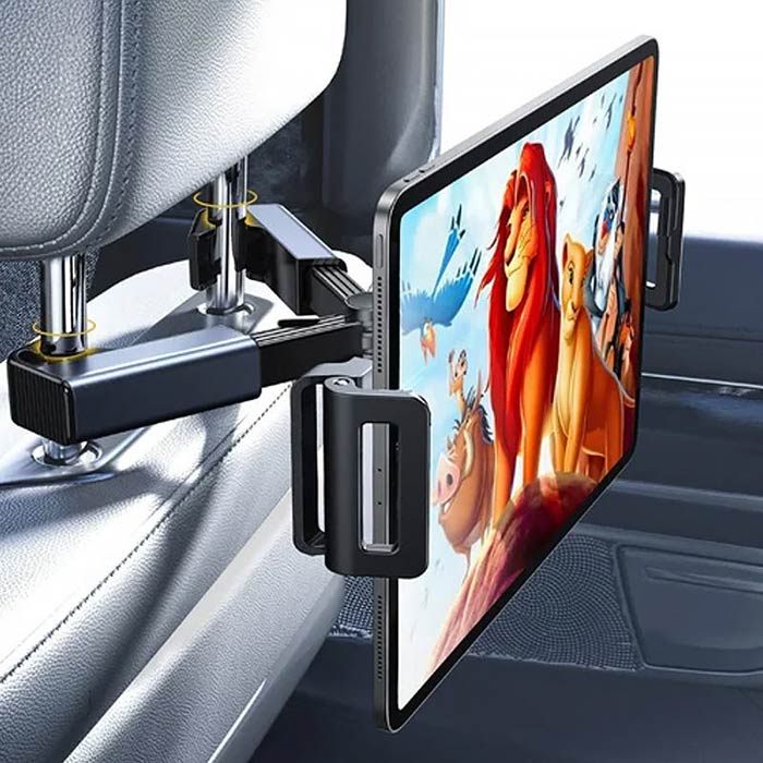 Auto držač za tablet obogaćuje vožnju putnicima na stražnjim sjedalima - čitanje, slušanje glazbe, obavljanje radnih obaveza, gledanje filmova ili crtića i igranje igrica!