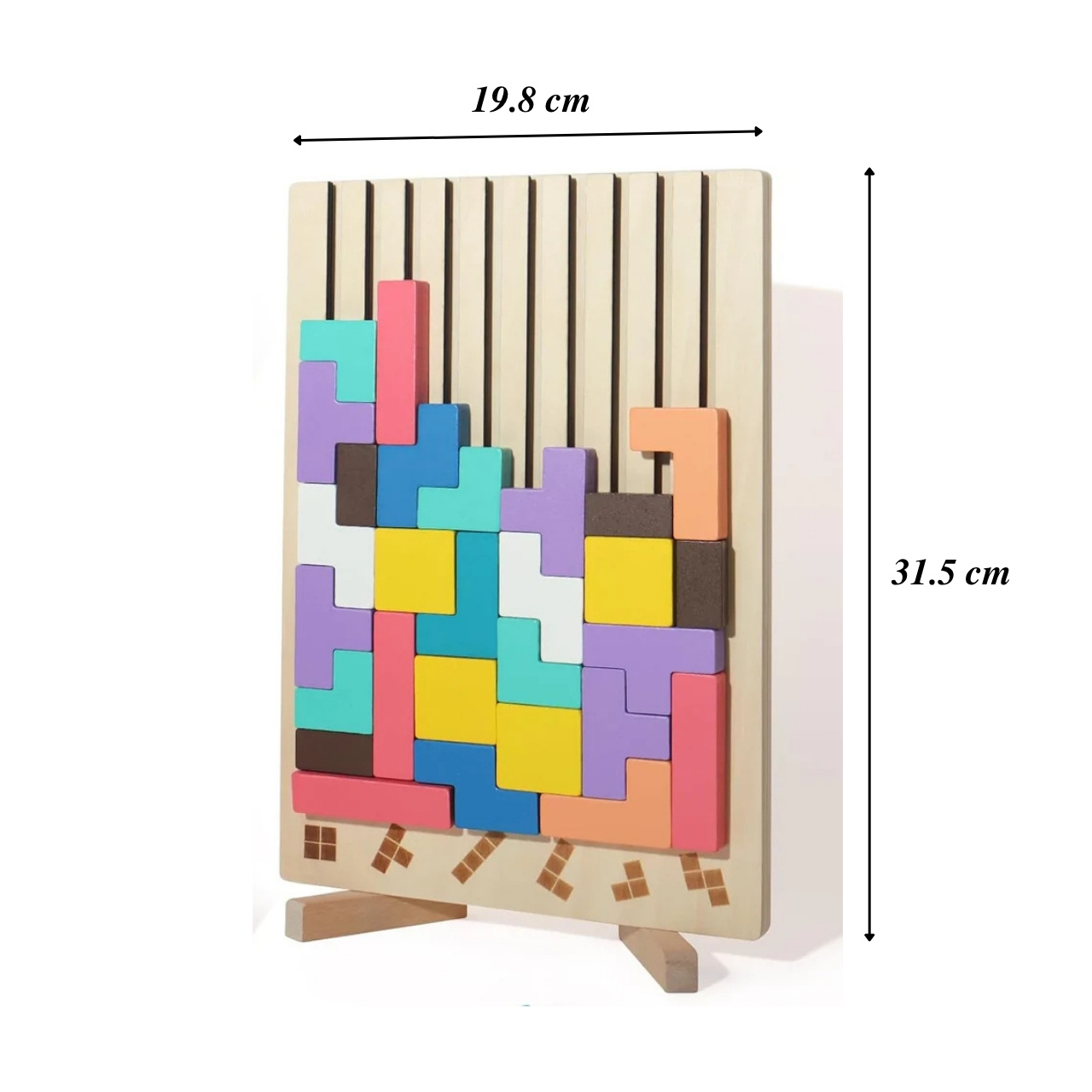 Tetris, drvena didaktička igračka - Image 7