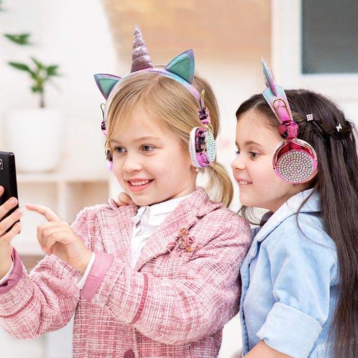 UnicornBuds, bežične dječje slušalice s izgledom jednoroga - Image 2