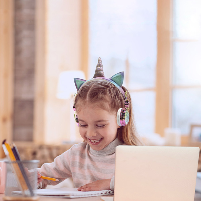UnicornBuds, bežične dječje slušalice s izgledom jednoroga - Image 4