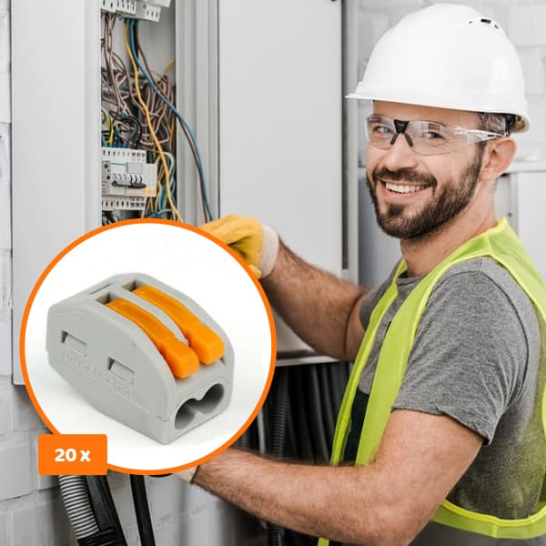 WireConnector, dvostruki konektor za žice (20 kom.) - Image 3