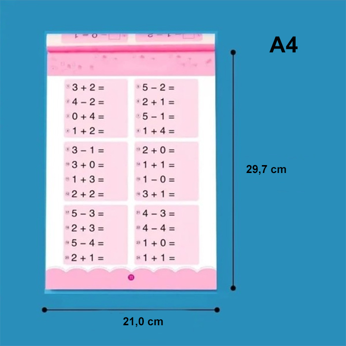 WorkBookMath, radna bilježnica za zbrajanje i oduzimanje do 100 - Image 2