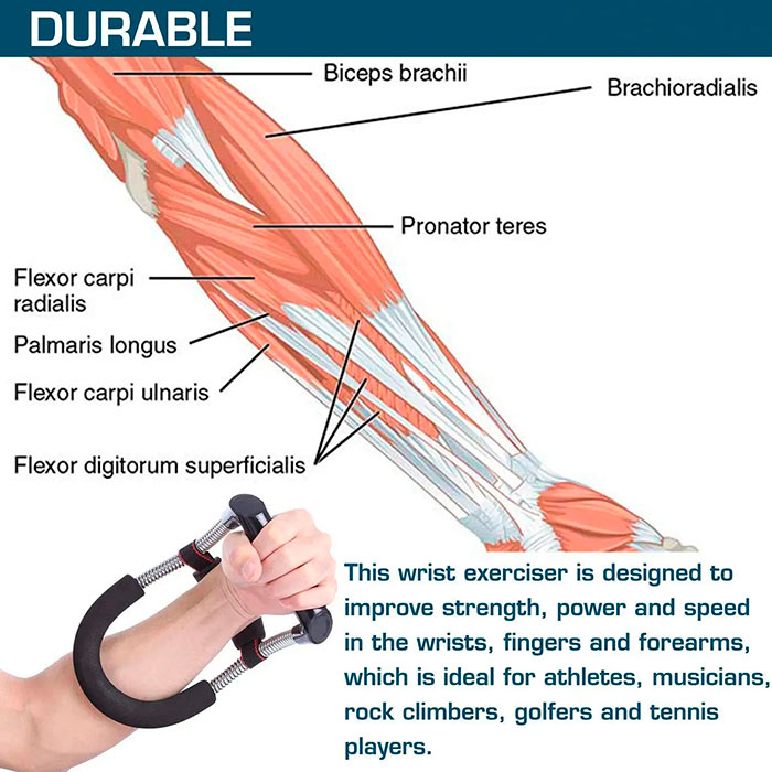 WristPower, alat za jačanje mišića prstiju, ruku i ruku - Image 7