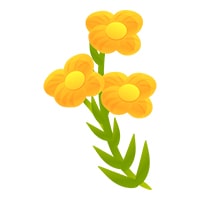 YellowFlowers, umjetno viseće cvijeće s prirodnim izgledom - Image 3